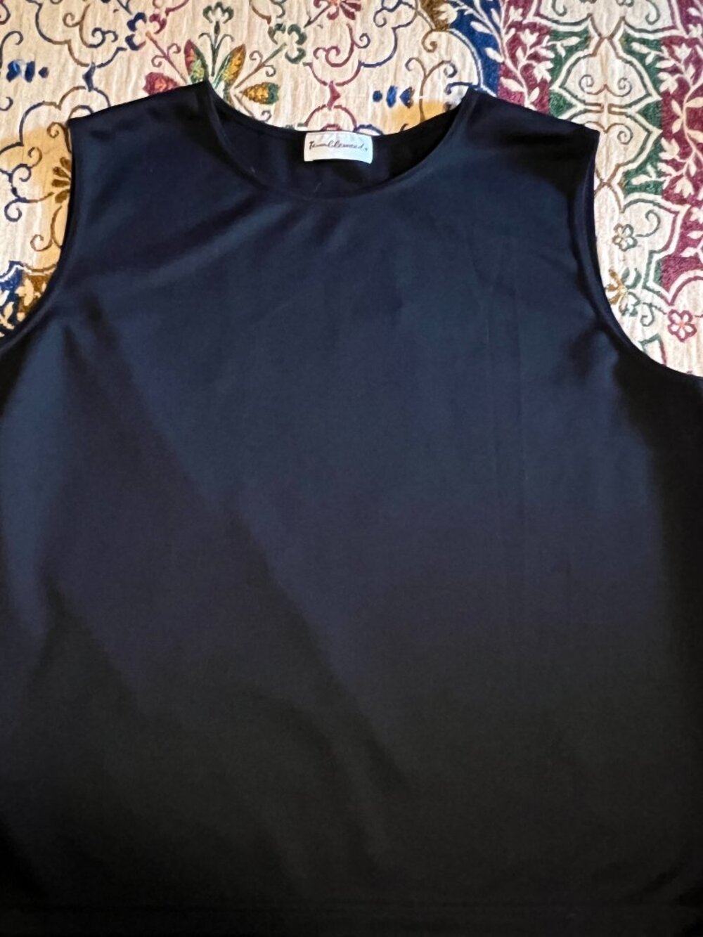 Tumbleweeds Black Dress Casual Tank Top XL